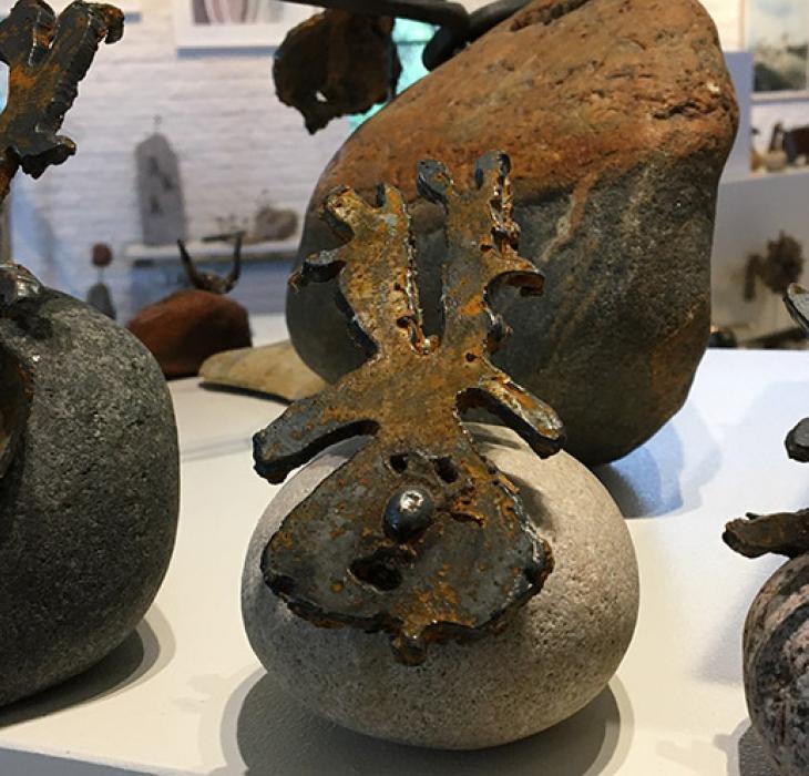 Dansk Natur Design i Foldingbro - rensdyr i naturmaterialer